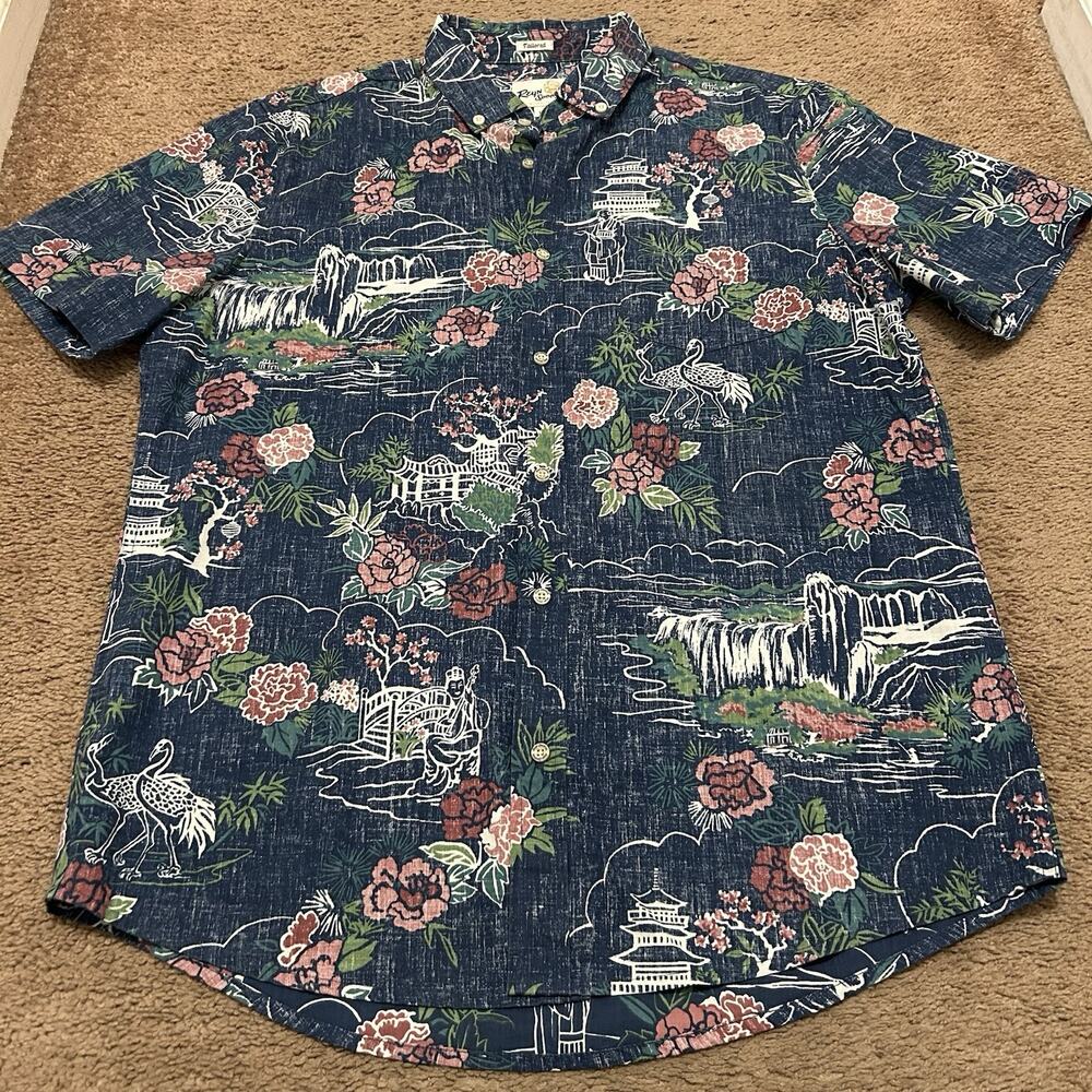 Reyn Spooner Forbidden Gardens Aloha Shirt Men’s L Button Down Limited Issue